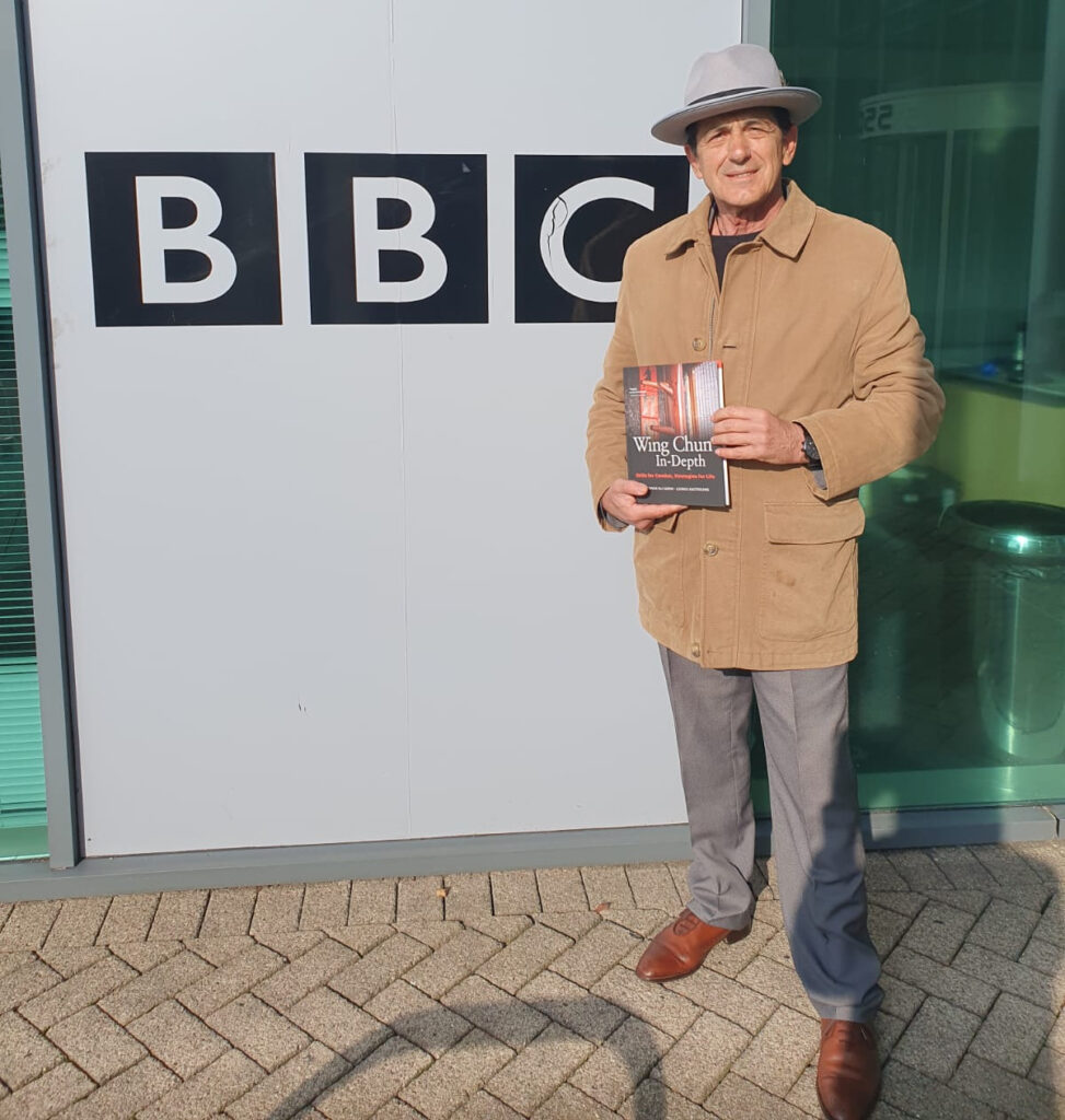 Loukas at the BBC studios Reading.